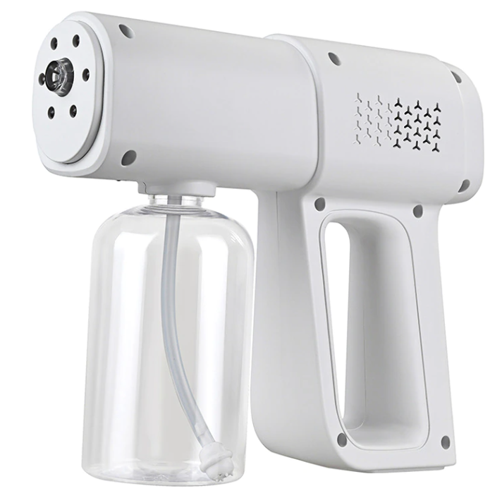 Pistol de pulverizare K5 pentru dezinfectie, Incarcare USB, Nanotehnologie, Umidificare/Dezinfectare/Atomizare, 380ml